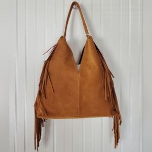 Divina Firenze Suede Fringe Bag NWT